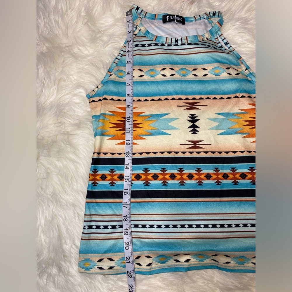 Aztec Print Top - Picture 5 of 7